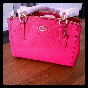 Coach Mini Christie Carryall in Crossgrain Leather